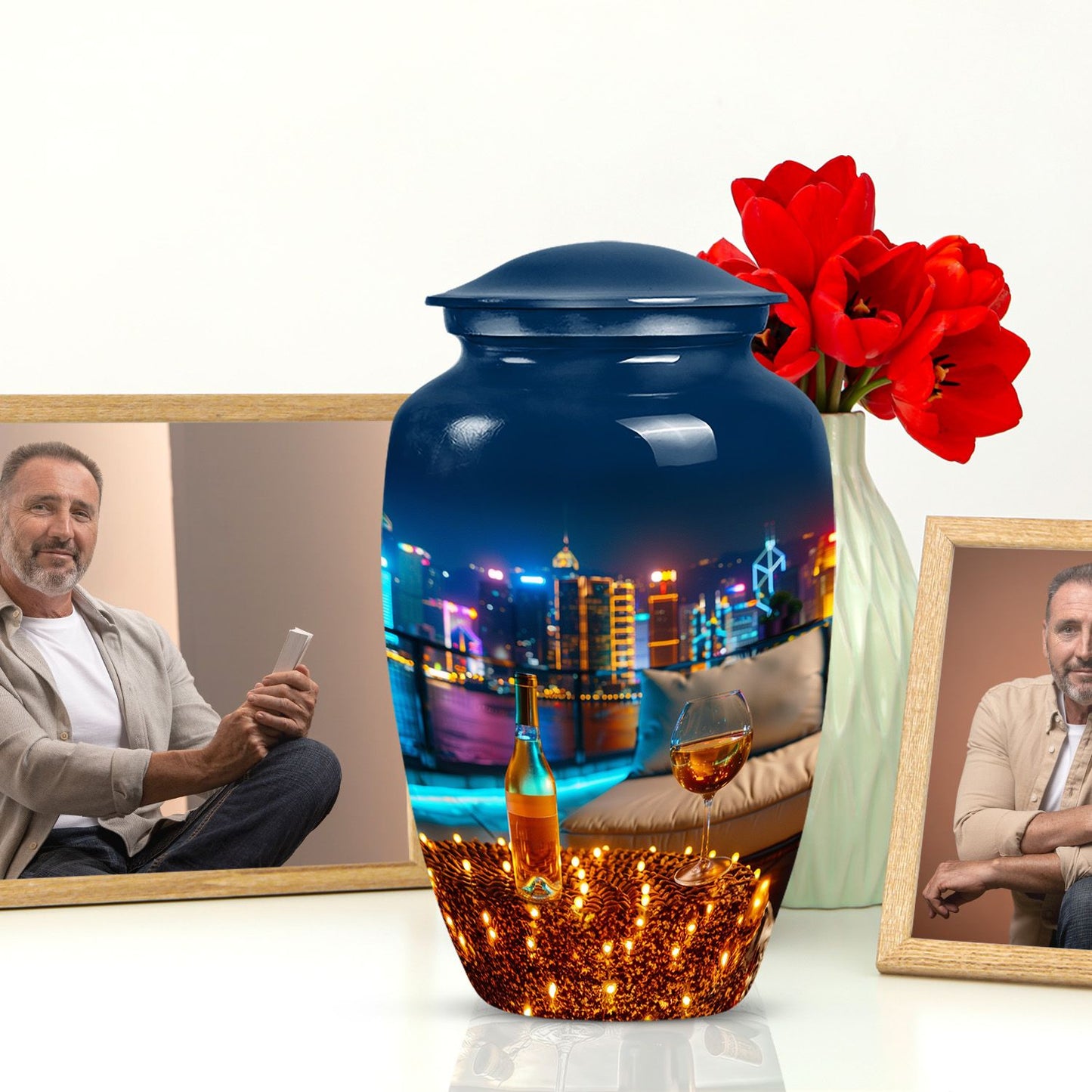  wine urn,