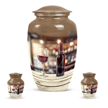 Large Urn with 2 Mini Urn
