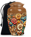 Classic Flowers Urn for cremation.