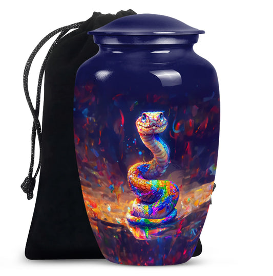 snake urn for human ashes.
