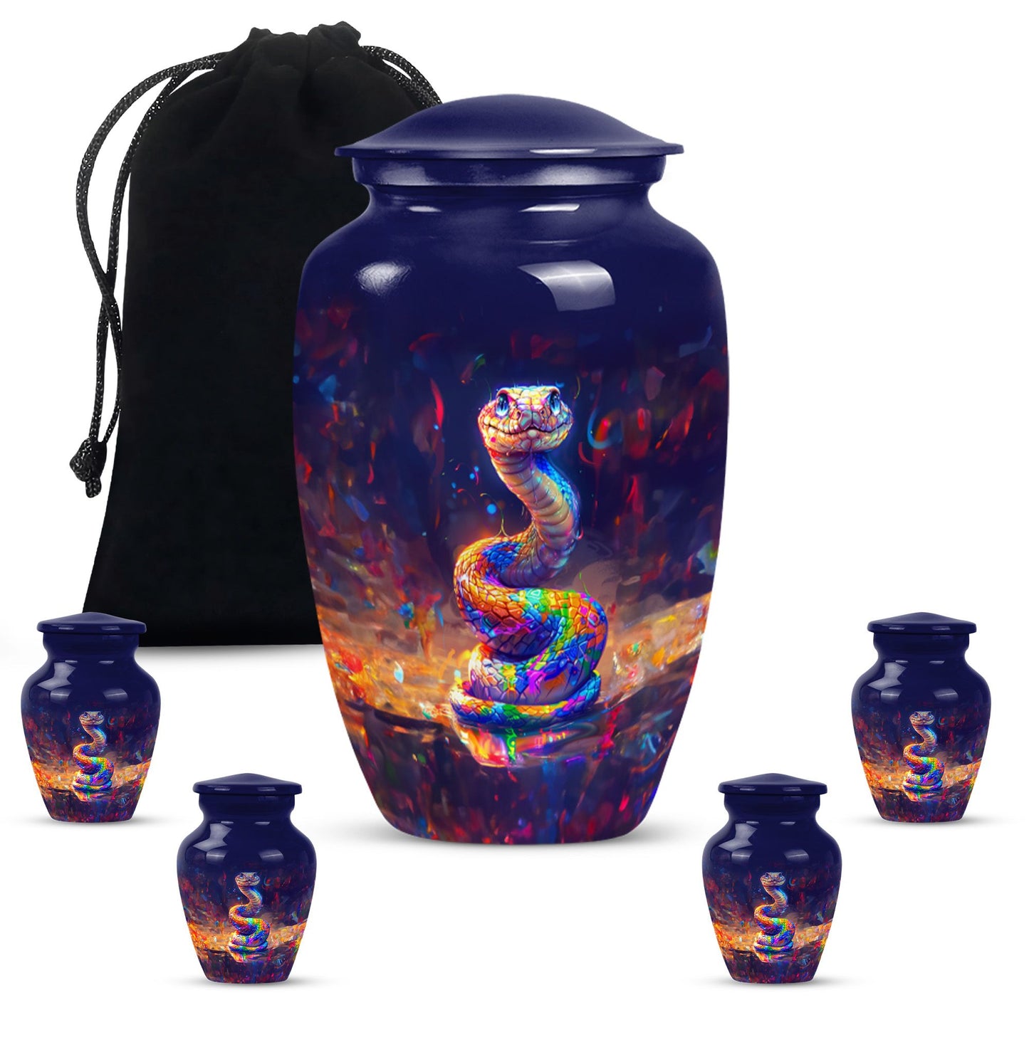 snake urn for human ashes.