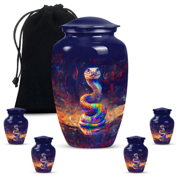 Large Urn with 4 Small Urn