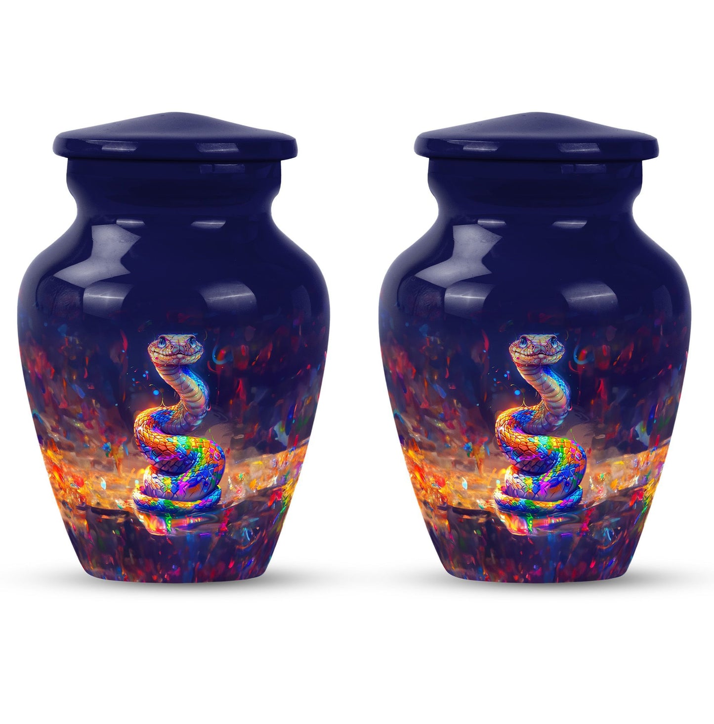 snake urn for human ashes.