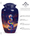 snake urn for human ashes.