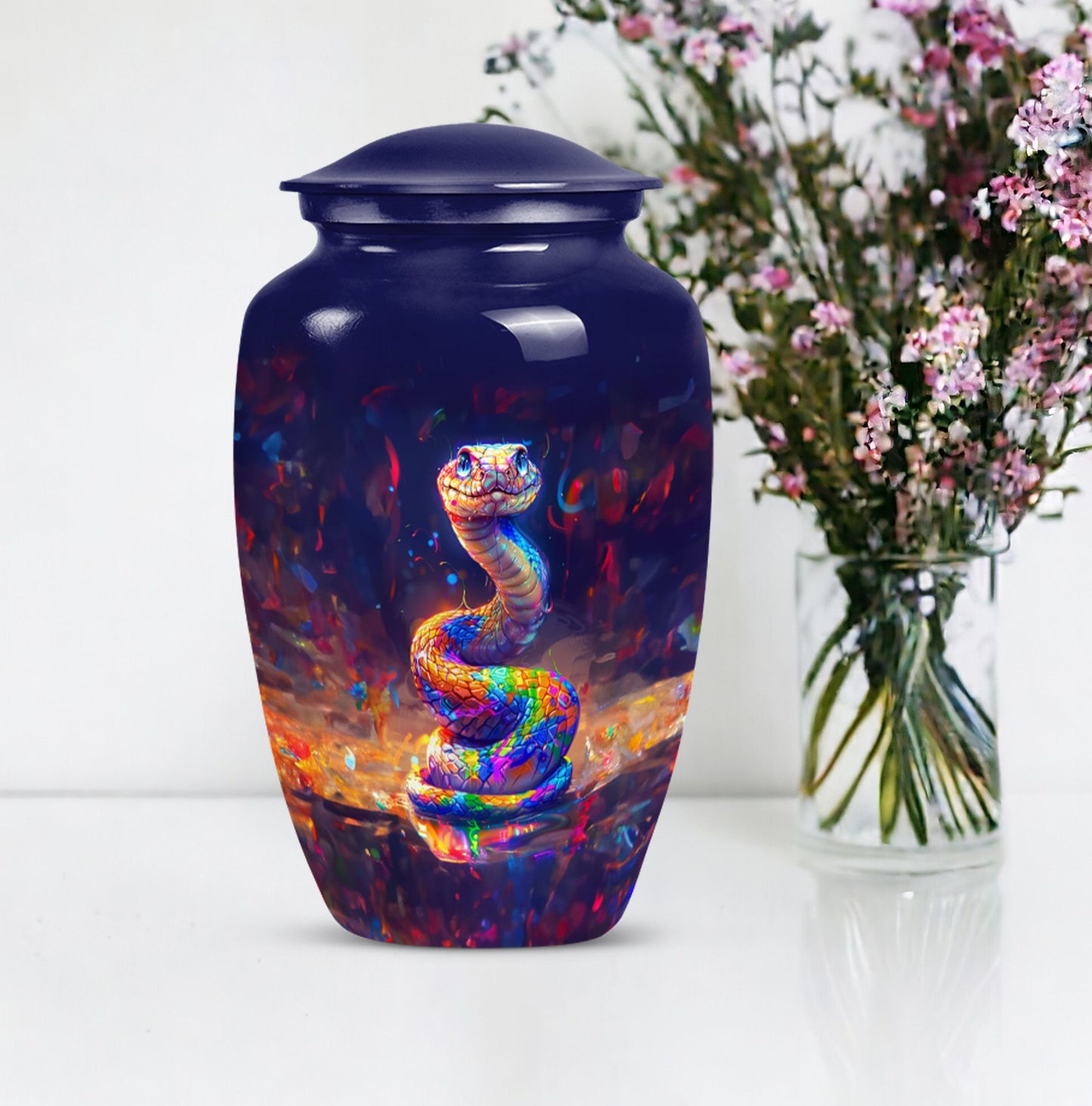 snake urn for human ashes.