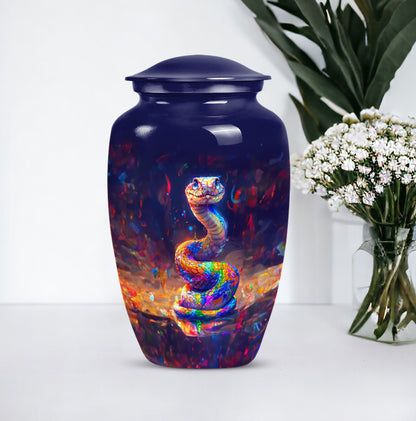 snake urn for human ashes.