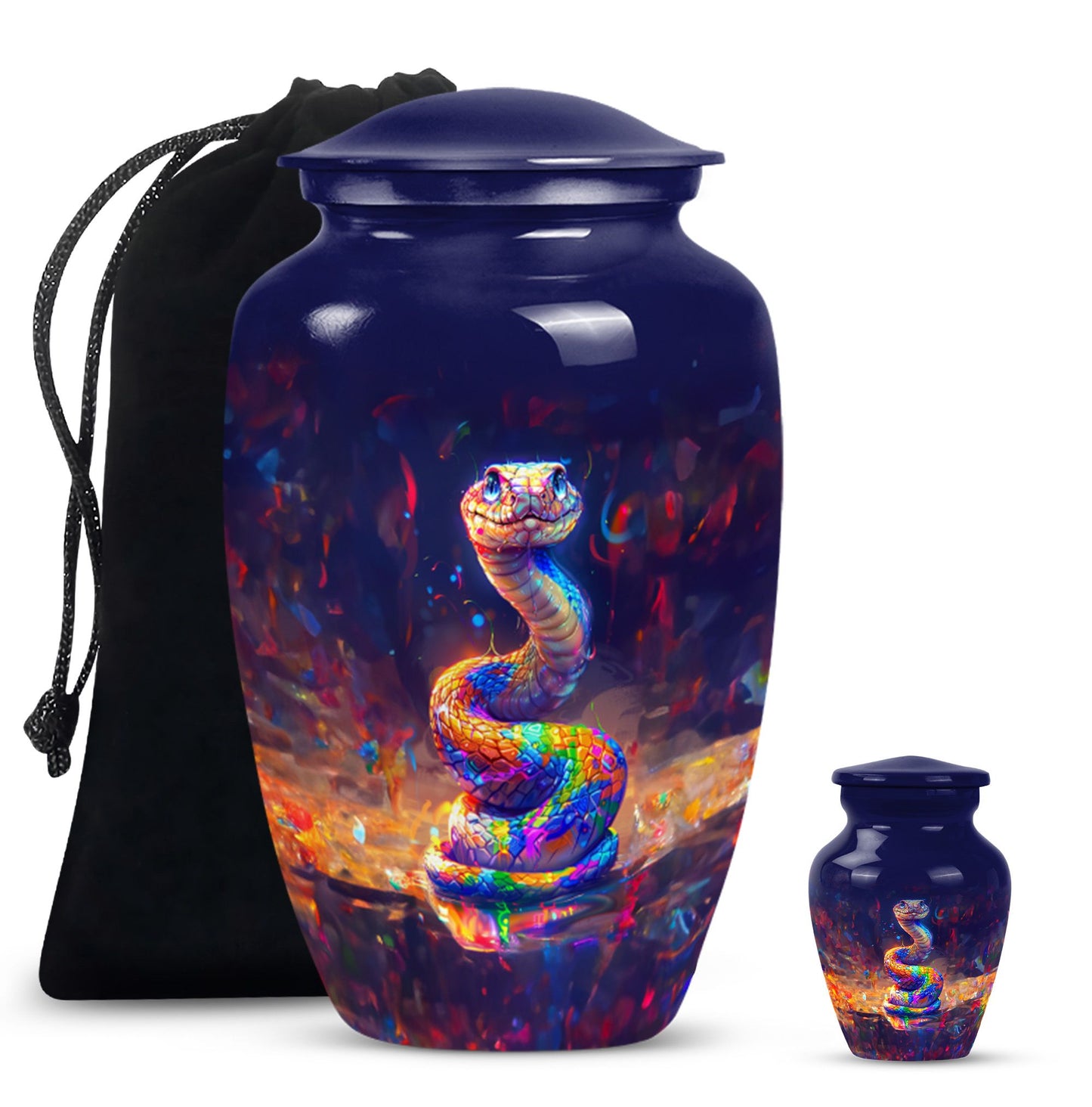 snake urn for human ashes.