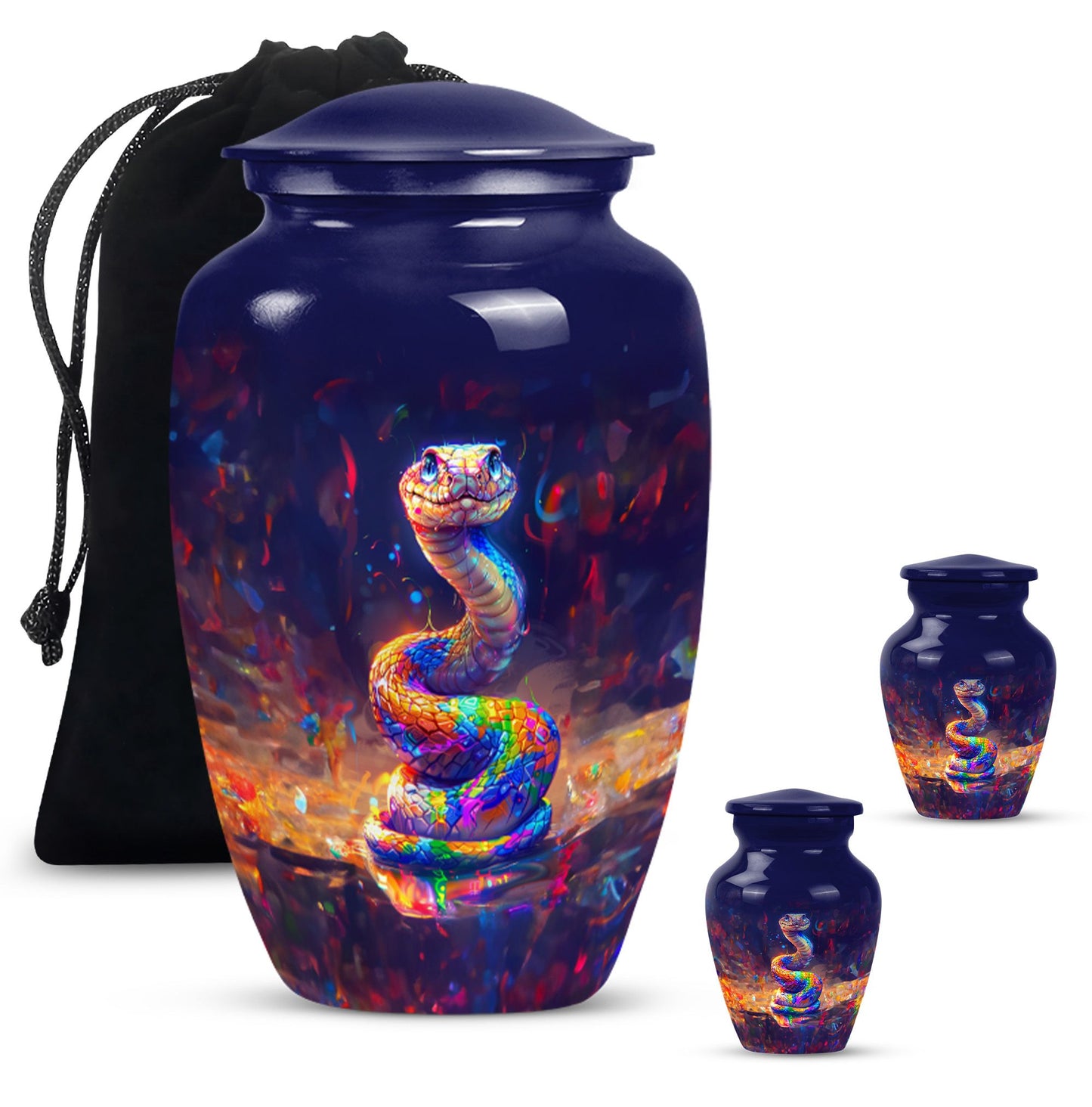snake urn for human ashes.