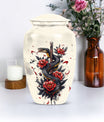 10 Inch Classic Snake Urn, memorial funeral urn 
