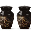 snake urn in classic design.
