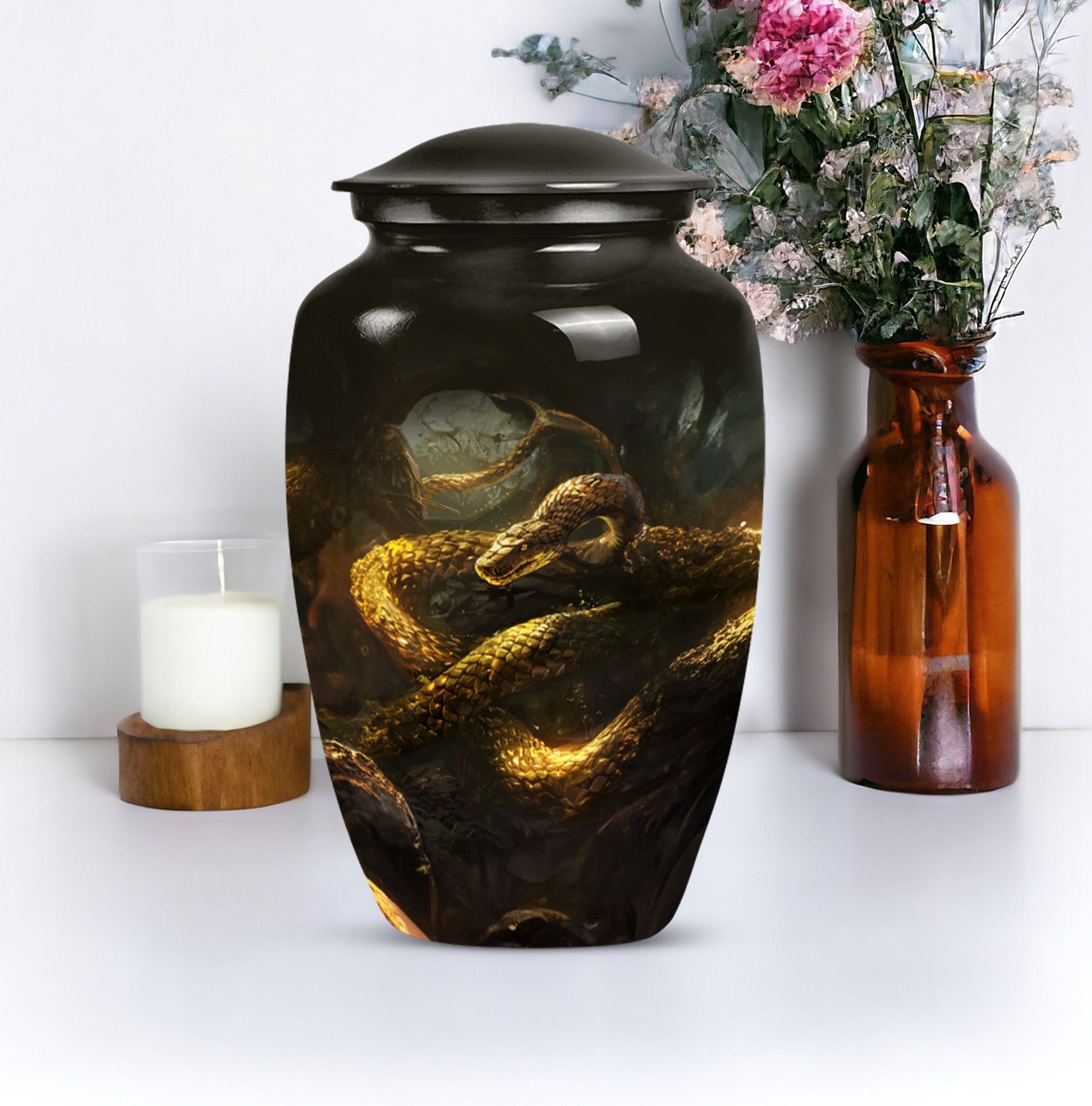 snake urn for ashes