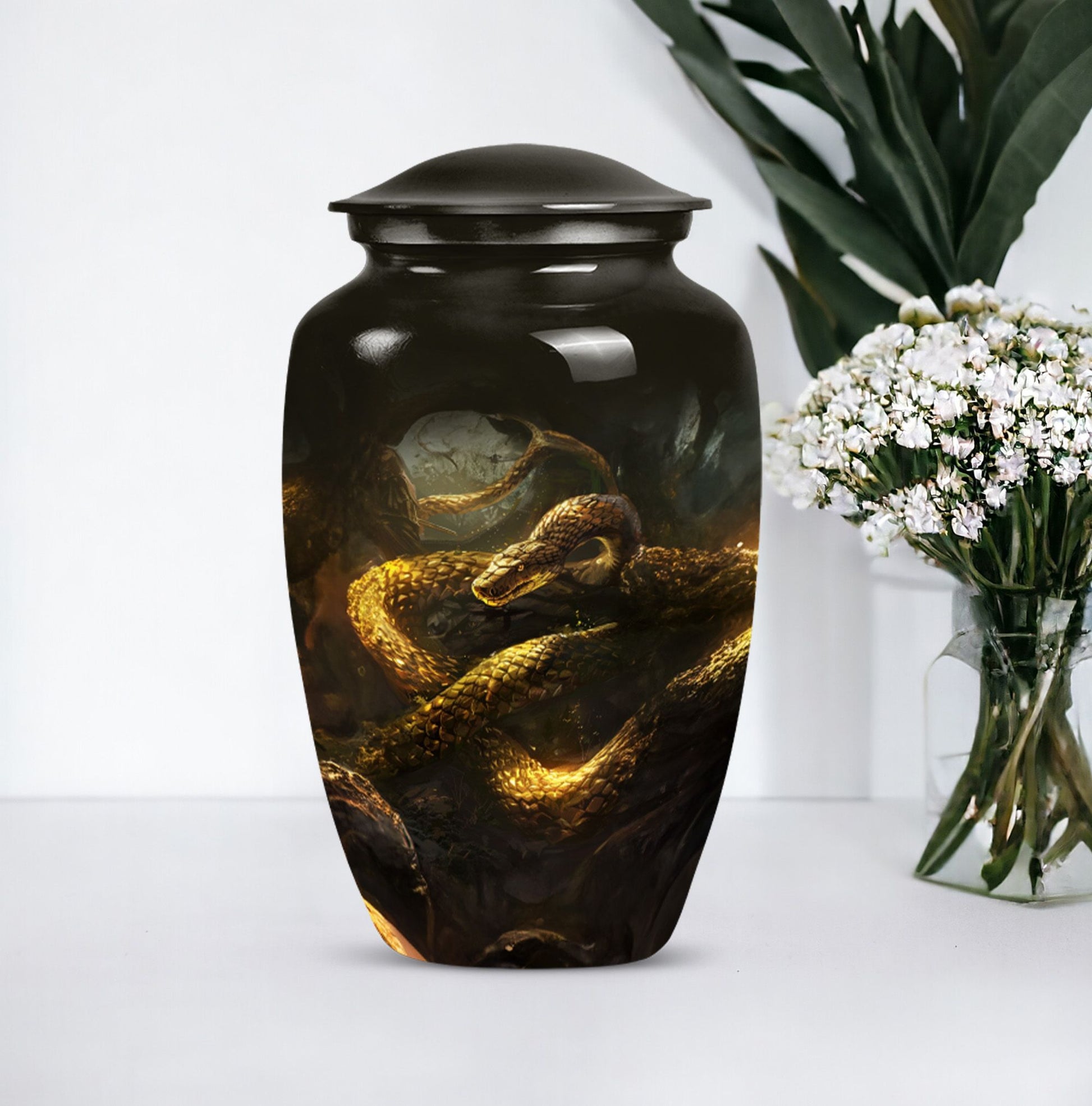 snake urn for ashes