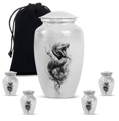 snake urn for ashes.