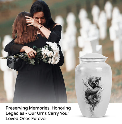 snake urn for ashes.
