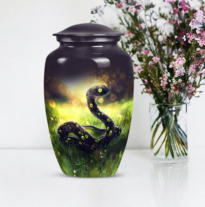10-inch classic snake urn for women, perfect urn