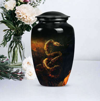  snake urn for adult ashes
