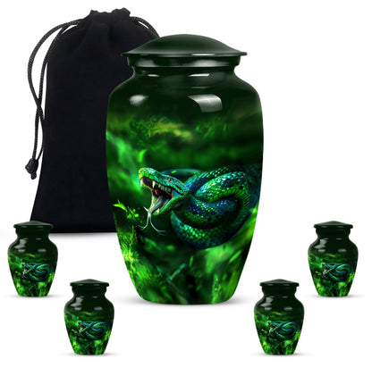 classic snake urn.