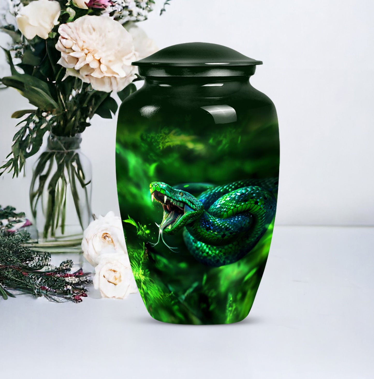 classic snake urn.