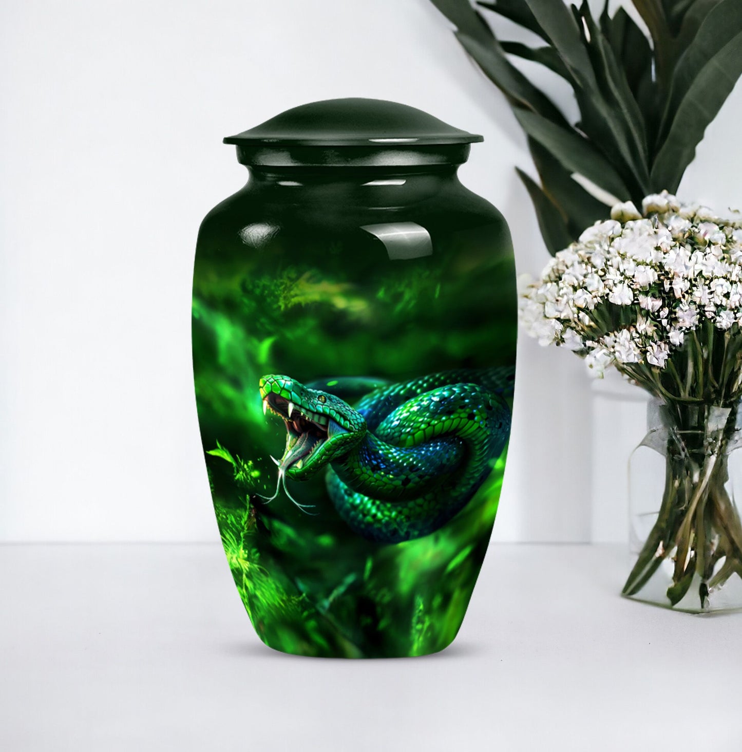 classic snake urn.