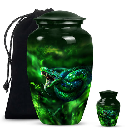 classic snake urn.