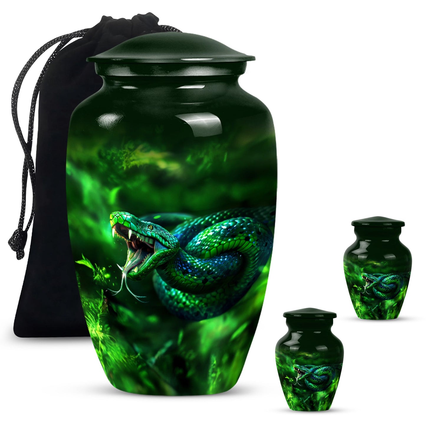 classic snake urn.