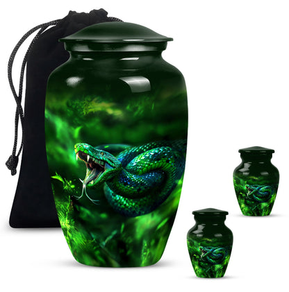 classic snake urn.
