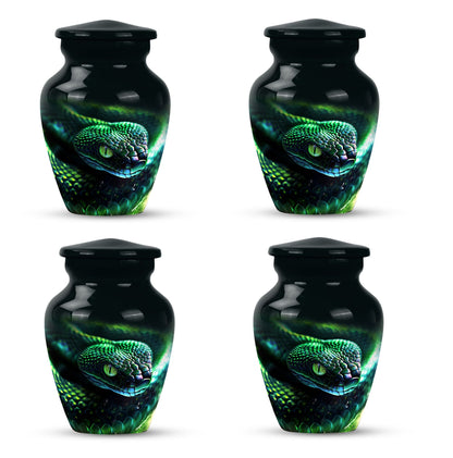 Classic 10-inch snake urn.