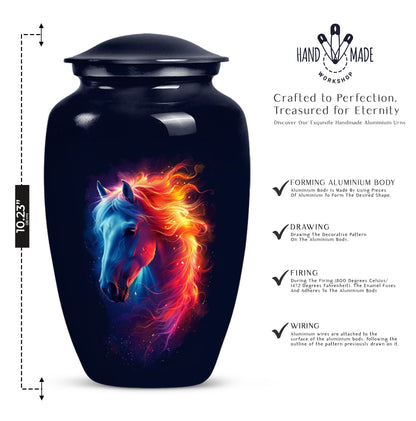 Horse Urn made of for memorial 