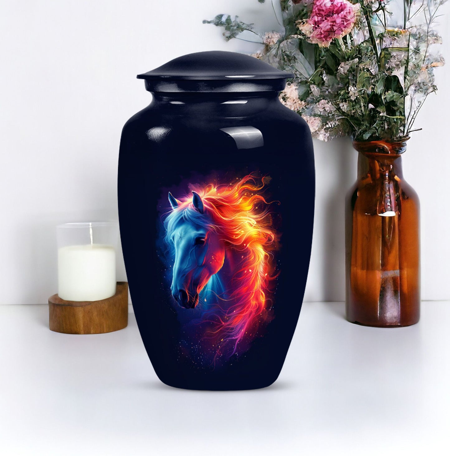 Horse Urn made of for memorial 
