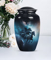 Classic 10 inch horse urn for dad's memorial.