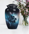 Classic 10 inch horse urn for dad's memorial.