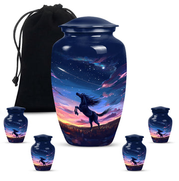 Large Urn with 4 Small Urn