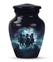 10 inch Aluminium Horse Urn, Classic Urn for burial funeral.