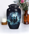 10 inch Aluminium Horse Urn, Classic Urn for burial funeral.