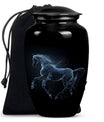 Horse Urn, large classic design for adult ashes