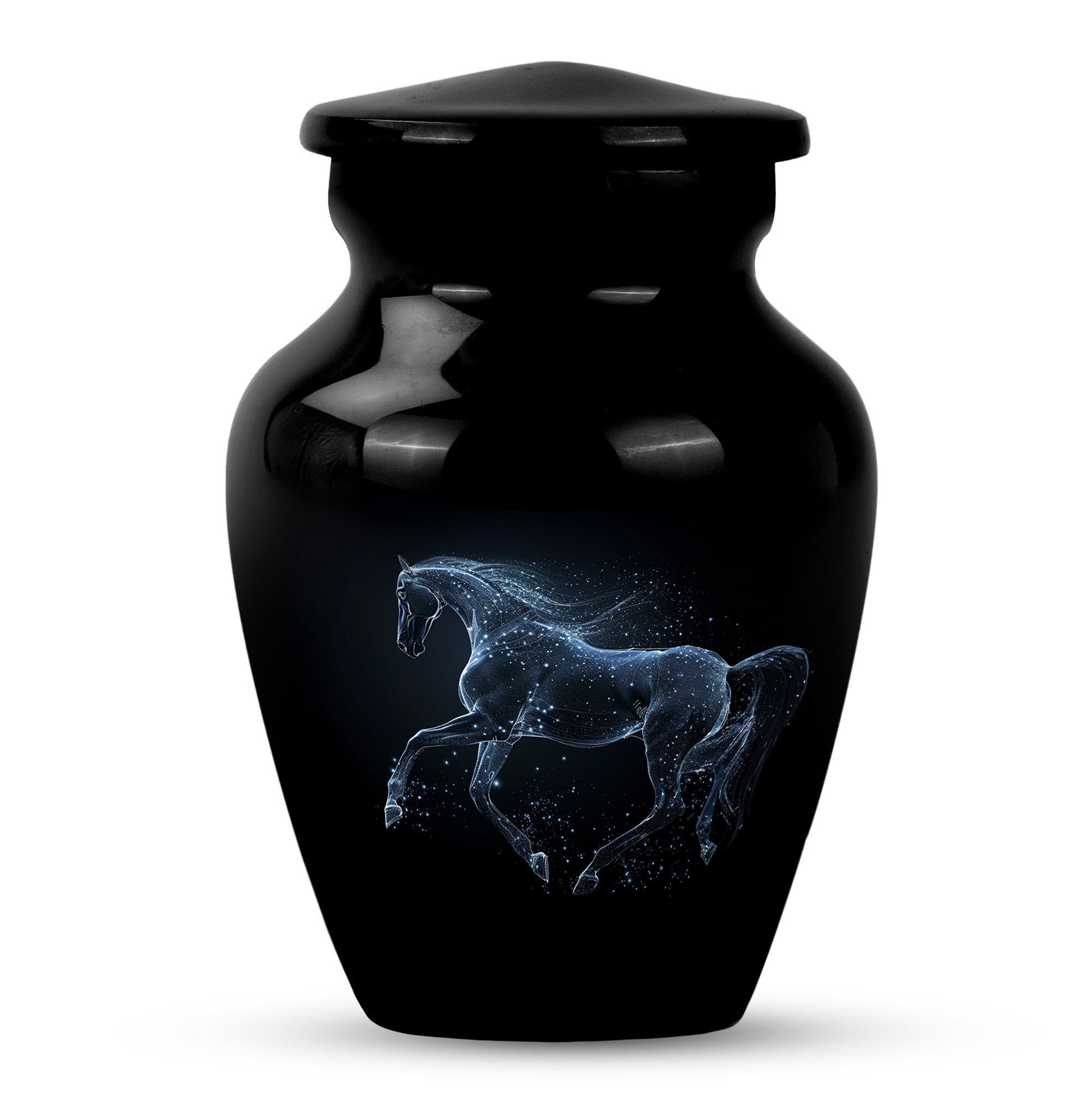 Horse Urn, large classic design for adult ashes