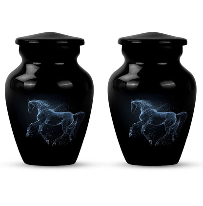 Horse Urn, large classic design for adult ashes