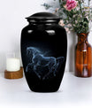 Horse Urn, large classic design for adult ashes