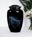 Horse Urn, large classic design for adult ashes