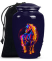 10-inch Classic Horse Urn for men & women ashes.