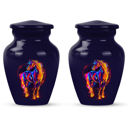 10-inch Classic Horse Urn for men & women ashes.
