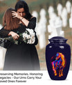 10-inch Classic Horse Urn for men & women ashes.