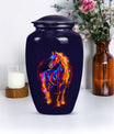 10-inch Classic Horse Urn for men & women ashes.