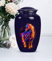 10-inch Classic Horse Urn for men & women ashes.