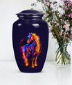 10-inch Classic Horse Urn for men & women ashes.