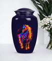 10-inch Classic Horse Urn for men & women ashes.