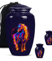 10-inch Classic Horse Urn for men & women ashes.