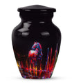 Classic 10-inch Horse Urn crafted from aluminium.