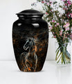 Classic 10-inch Horse Urn made of Aluminium for funeral, 