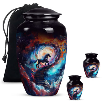 Large Urn with 2 Mini Urn